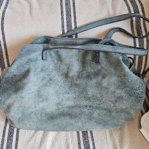 Free People satchel with three separate compartments and tassel